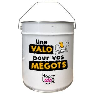 seau collecteur de mégots