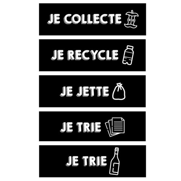 Magnet tri des déchets pour poubelle de tri sélectif