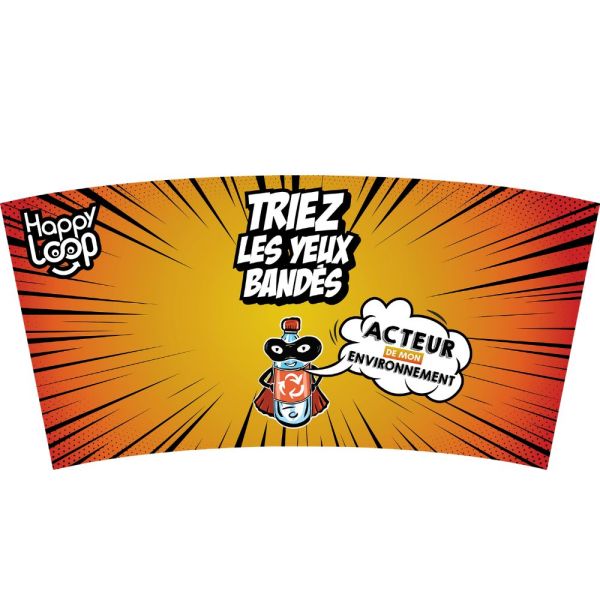 banderole triez les yeux bandés