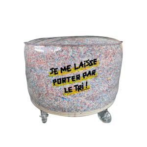 fauteuil recyclable en papier recyclé