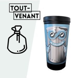 poubelle de tri pour les déchets non recyclables