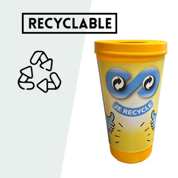 poubelle de tri selectif pour les déchets recyclables