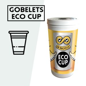 Poubelle pour le recyclage des Ecocup ou des gobelets