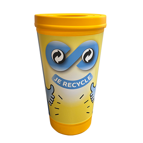 Poubelle Ronde Peut Plastique Creux De Papier Déchet Poubelle