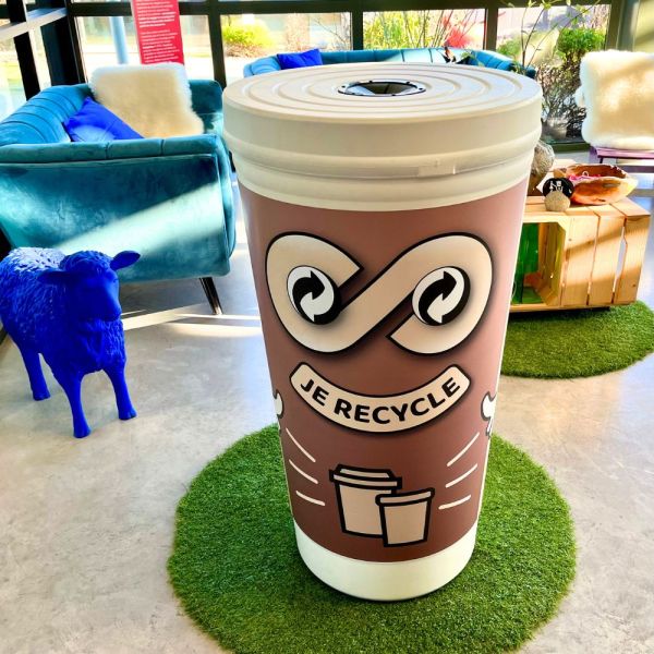 HappyCup - Poubelle tri gobelets, écocups