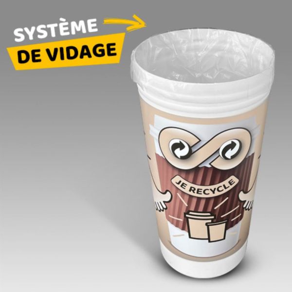 HappyCup - Poubelle tri gobelets, écocups