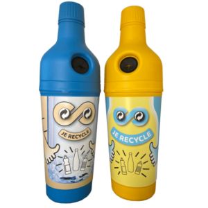 poubelle de tri pour les bouteilles