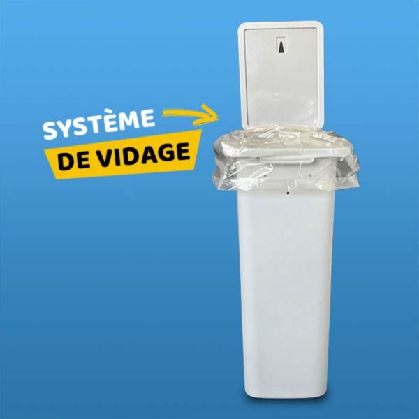HappyTriMix - Poubelle tri sélectif 3 bacs