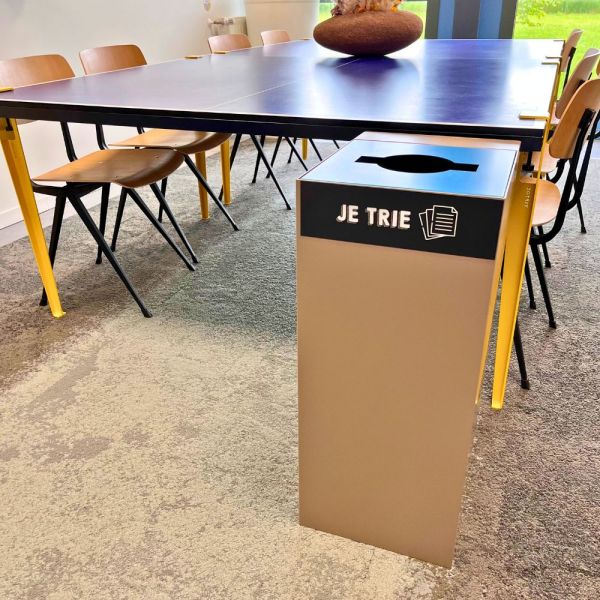 HappySelect - Poubelle tri sélectif design 1 flux