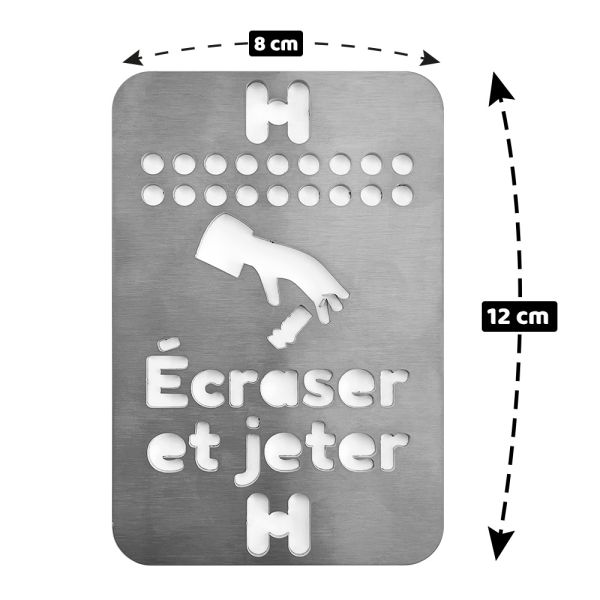 HAPPYSTOP Vertical - Eteignoir écrase-mégots