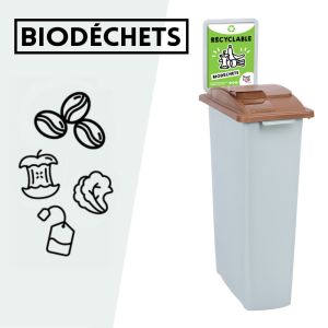 poubelle de tri sélectif pour les biodéchets