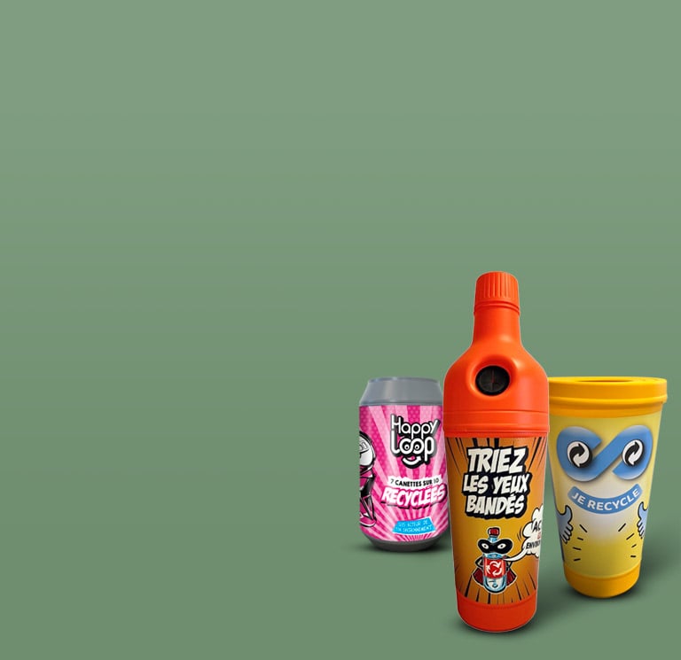 Poubelles de tri incitatives et ludiques